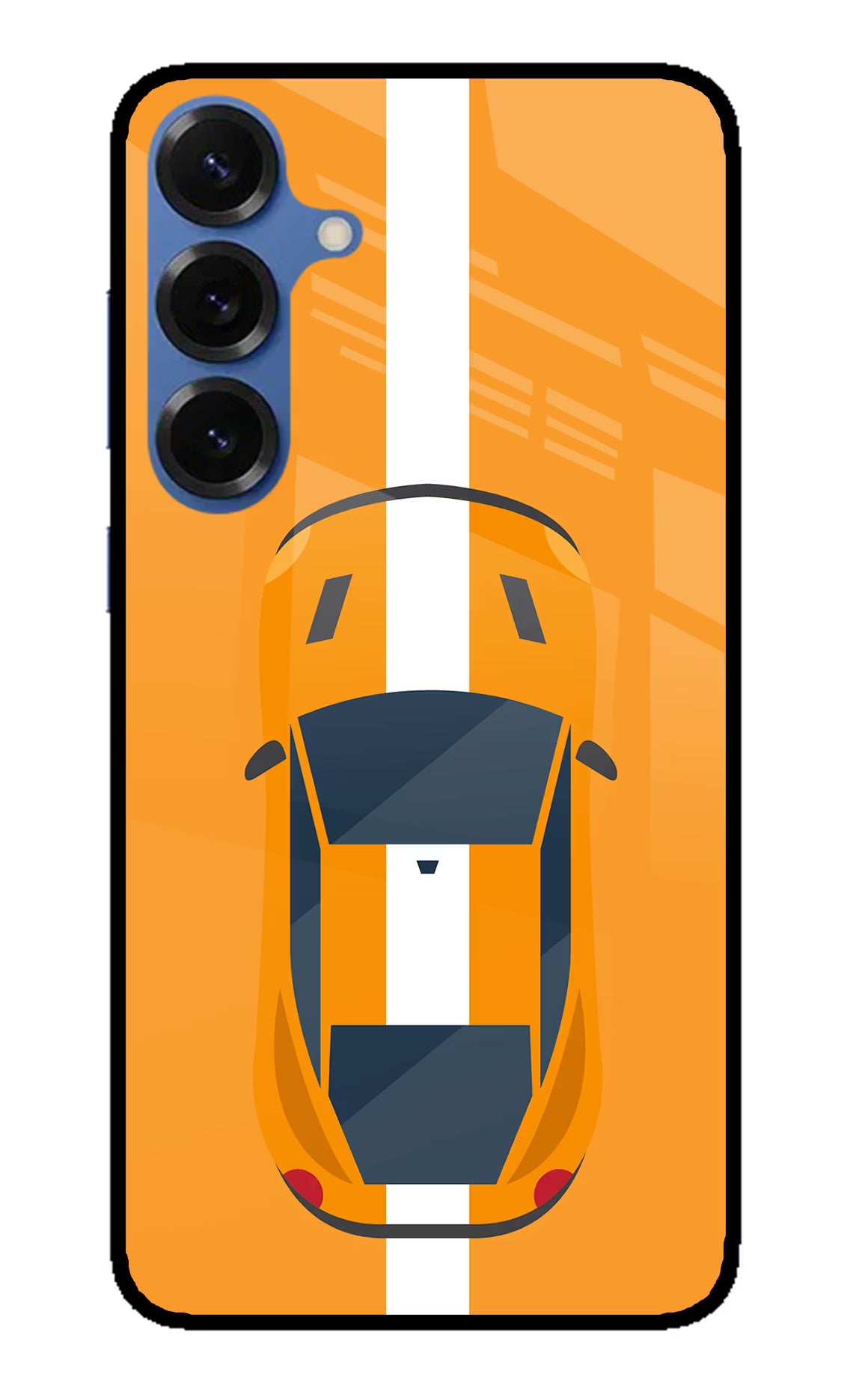 Highway Pursuit Samsung S25 Glass Case Back Cover by Casekaro