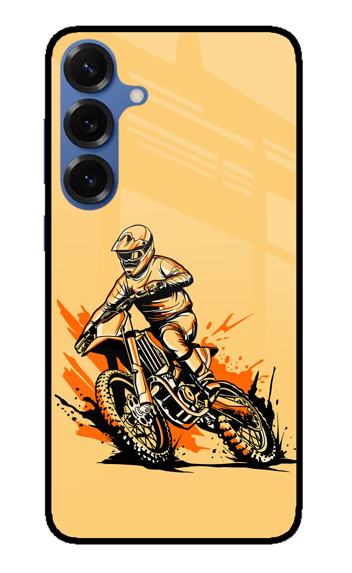 Off-Road Fury Samsung S25 Glass Case Back Cover by Casekaro