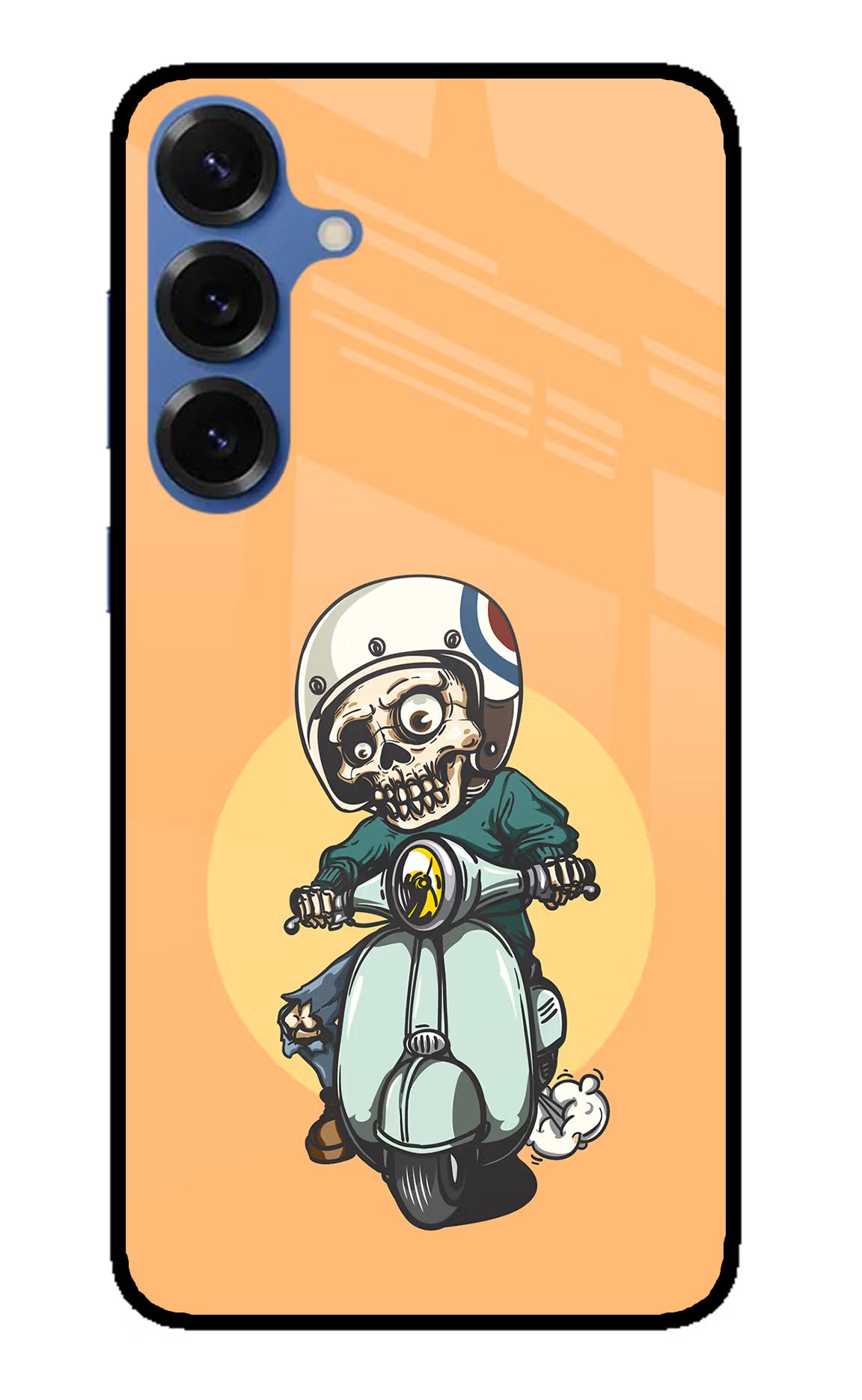Undead Biker Samsung S25 Glass Case