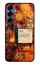 Leo Zodiac Samsung S25 Glass Case