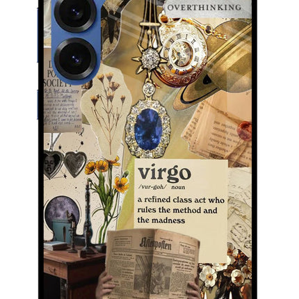 Virgo Zodiac Samsung S25 Glass Case