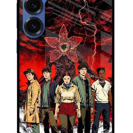 Ordinary Things Characters Samsung S25 Glass Case Back Cover by Casekaro