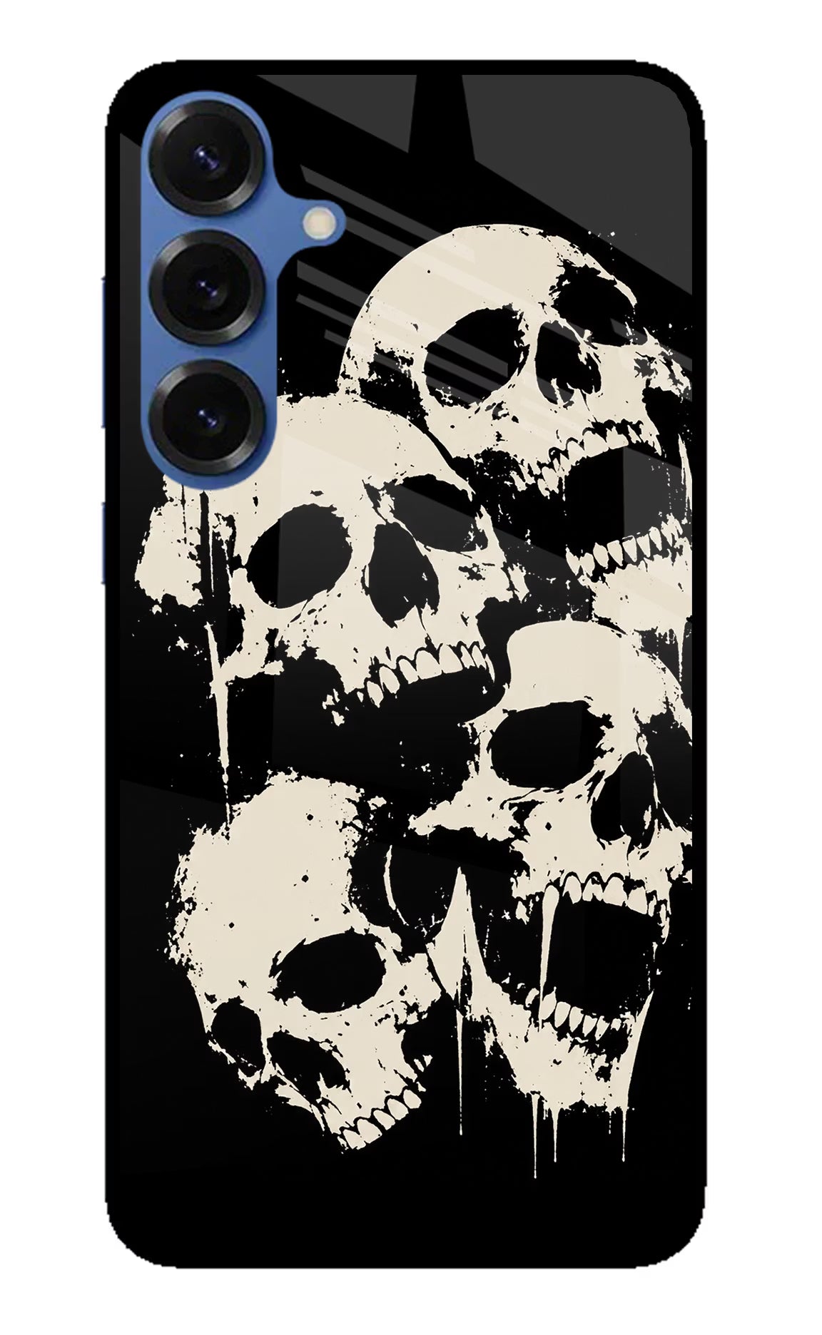 Dead Stack Samsung S25 Glass Case Back Cover by Casekaro