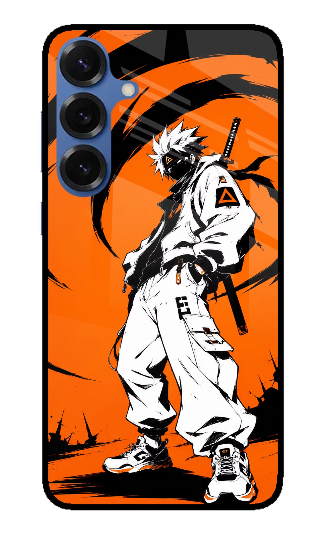 Street Samurai  Samsung S25 Glass Case Back Cover by Casekaro