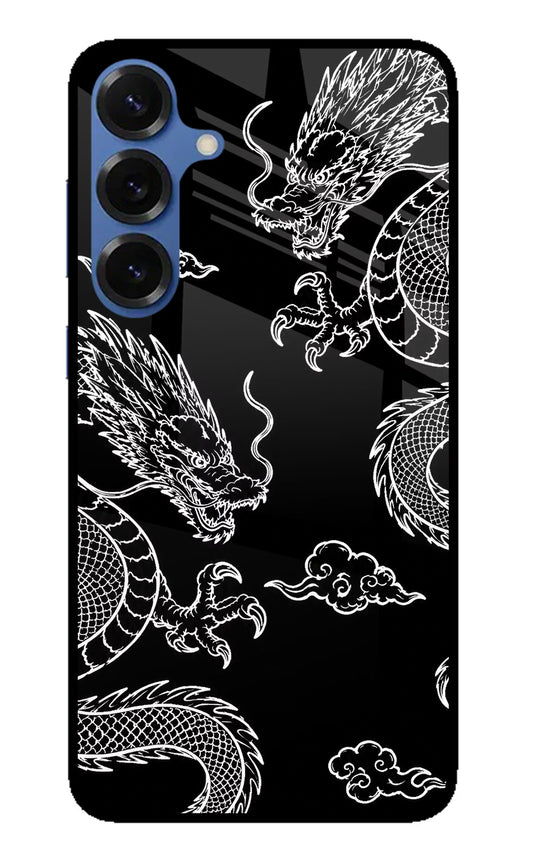 Twin Dragons Samsung S25 Glass Case