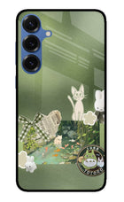 Aesthetic anime Samsung S25 Glass Case