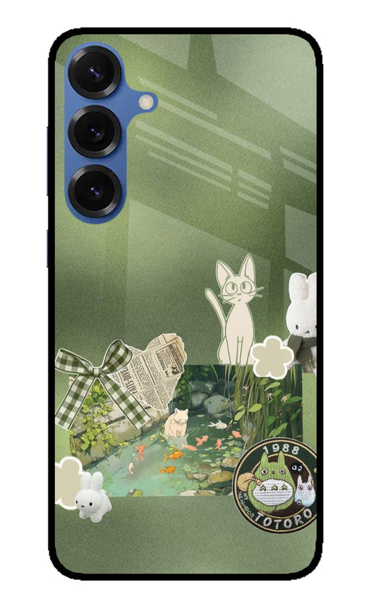 Aesthetic anime Samsung S25 Glass Case