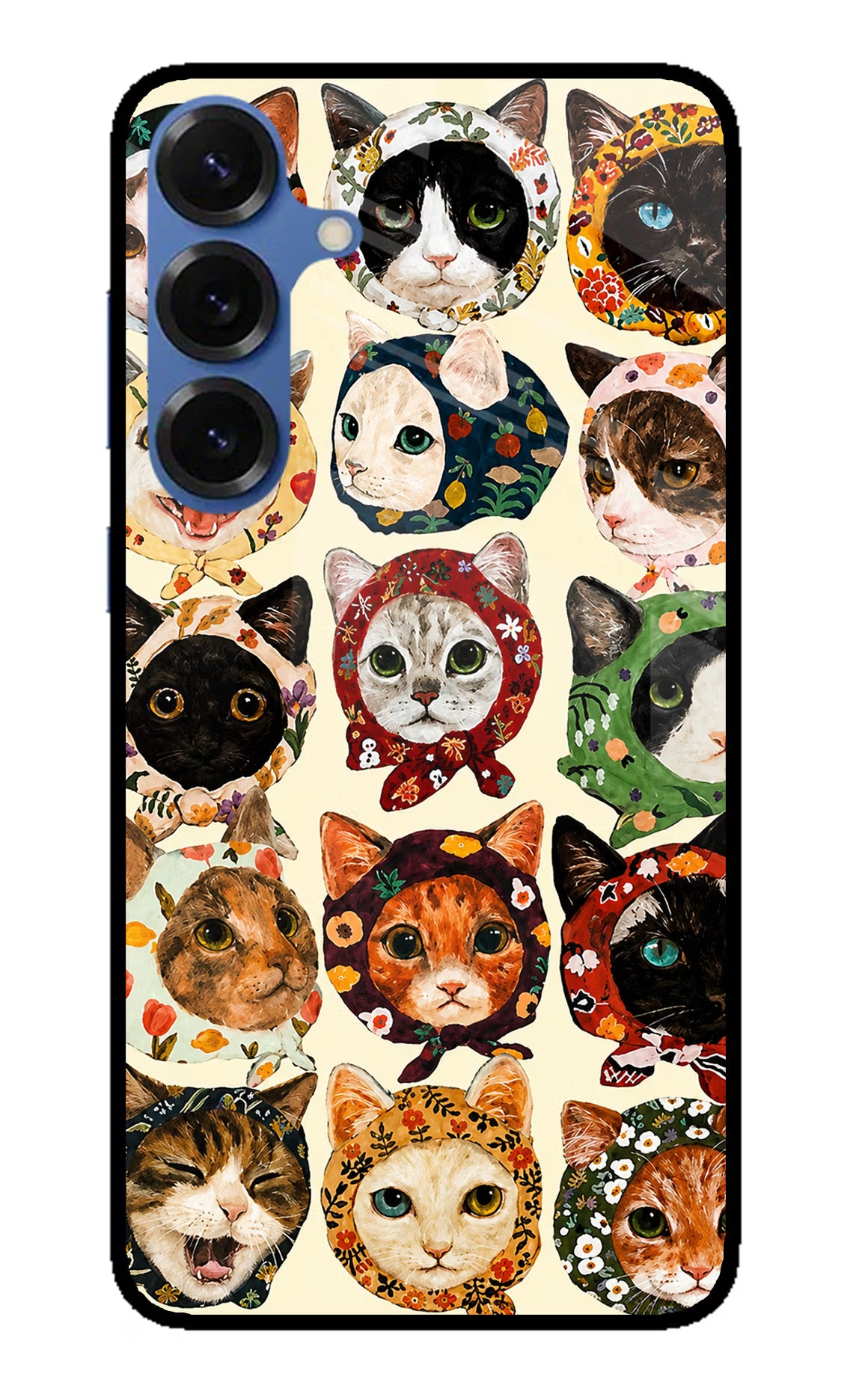 Cool Cat Samsung S25 Glass Case