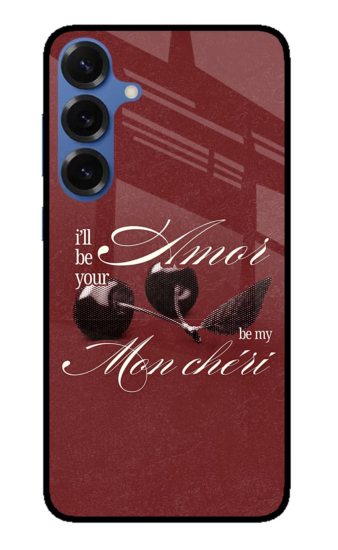 Velvet Cherry Samsung S25 Glass Case