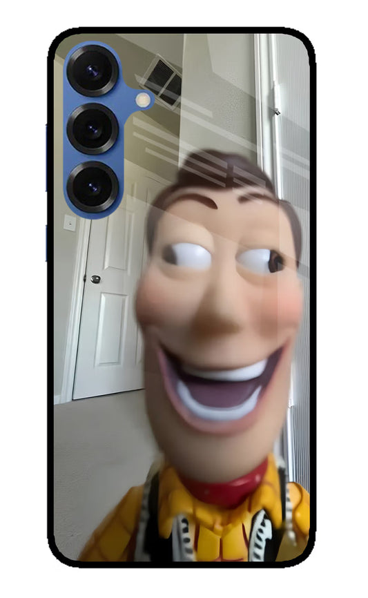 Side Eye Woody Samsung S25 Glass Case