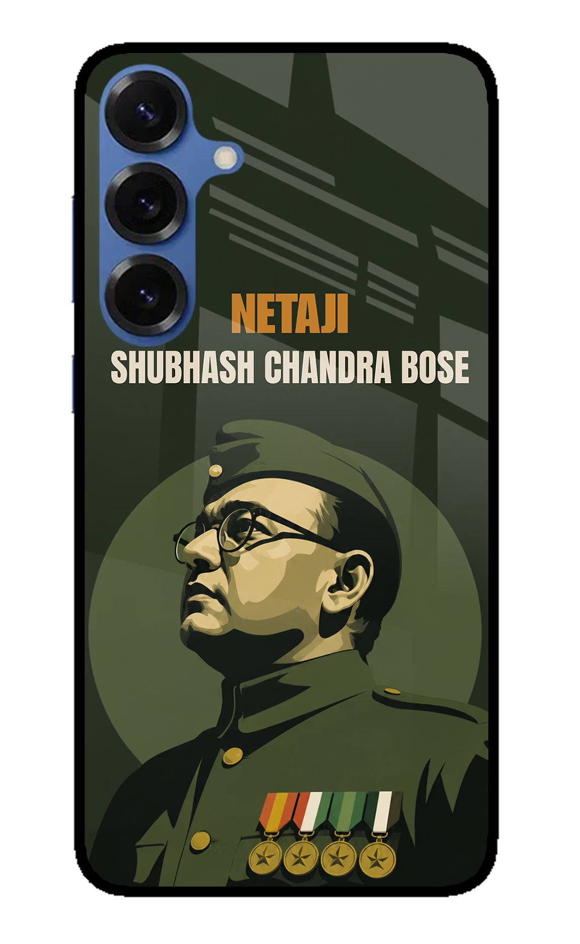 Netaji Legacy Samsung S25 Glass Case