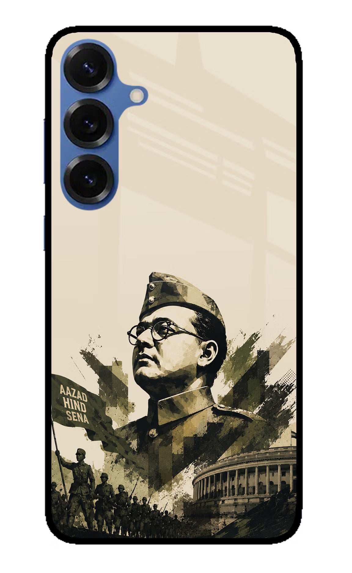 Netaji Rising Samsung S25 Glass Case