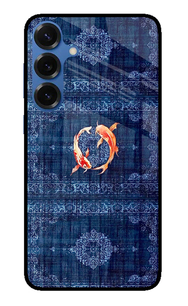Koi Blue Samsung S25 Glass Case