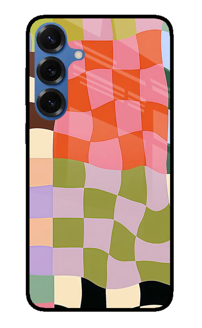 Wavy Grid Samsung S25 Glass Case