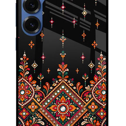 Noir Mehfil Samsung S25 Glass Case