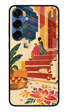 Diwali Rangoli Samsung S25 Glass Case