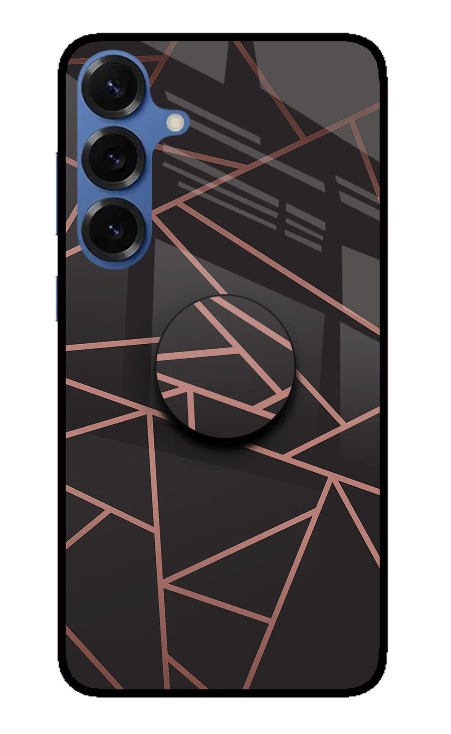 Geometric Pattern Samsung S25 Pop Case, Metal case