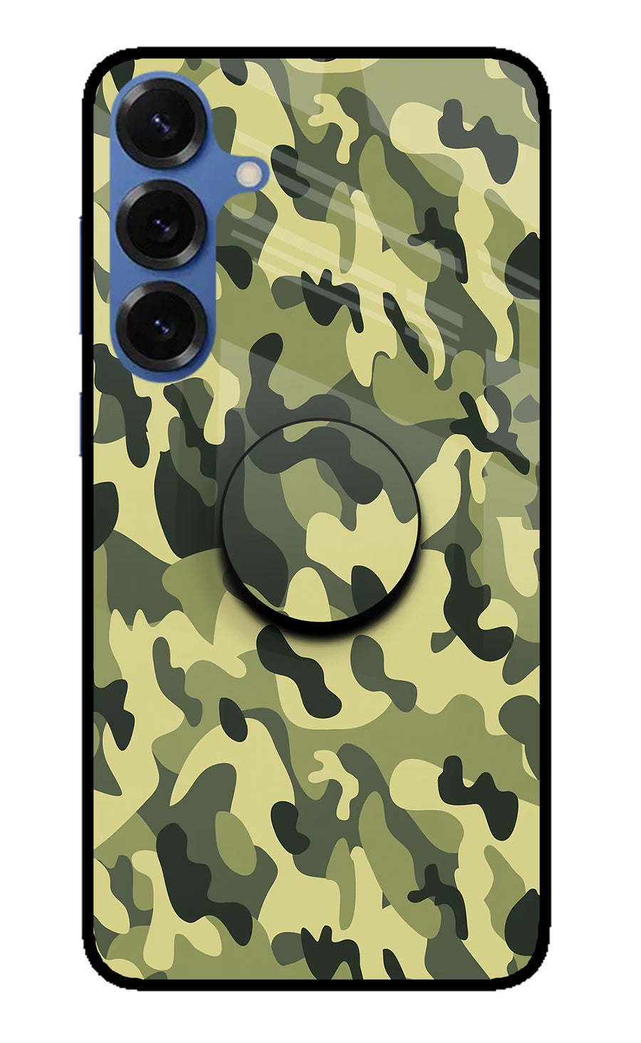 Camouflage Samsung S25 Pop Case, Metal case