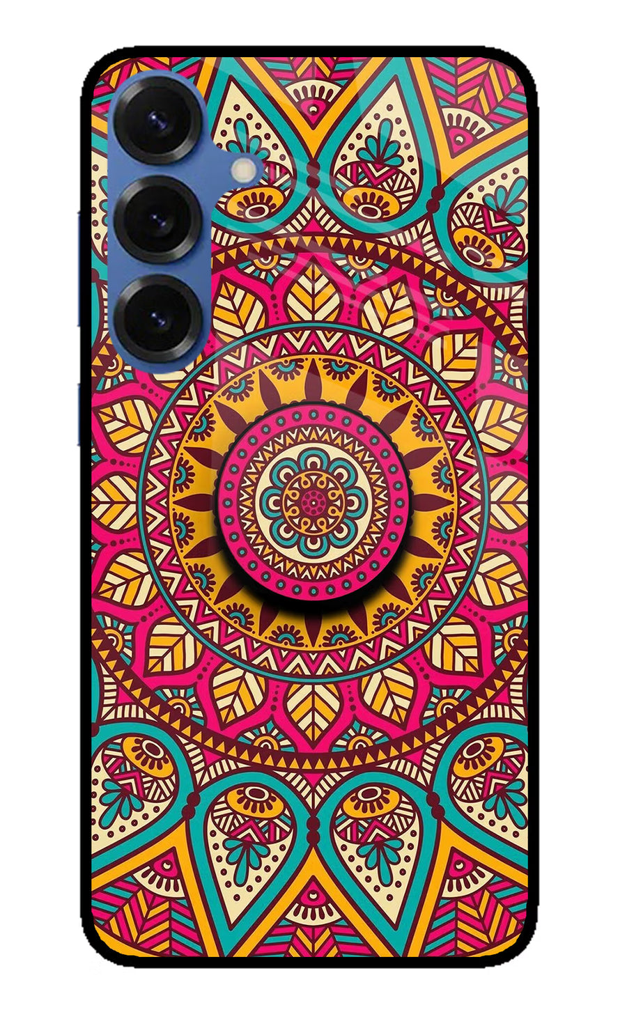 Mandala Samsung S25 Pop Case, Metal case