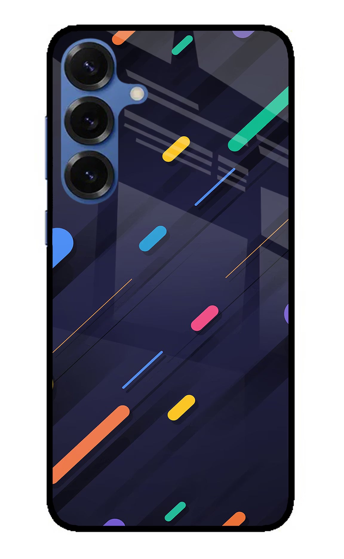 Abstract Design Samsung S25 Plus Glass Case