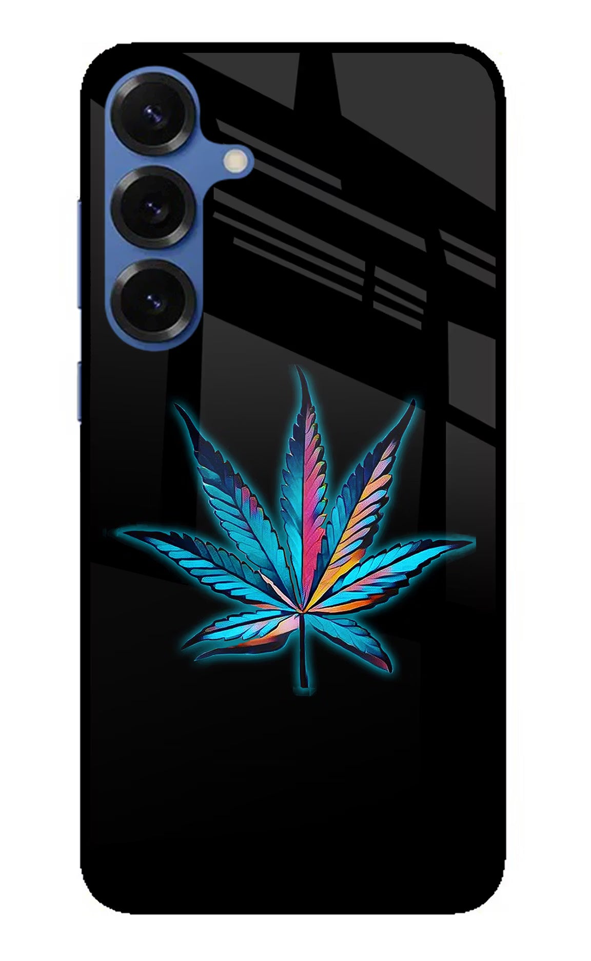 Weed Samsung S25 Plus Glass Case Back Cover by Casekaro