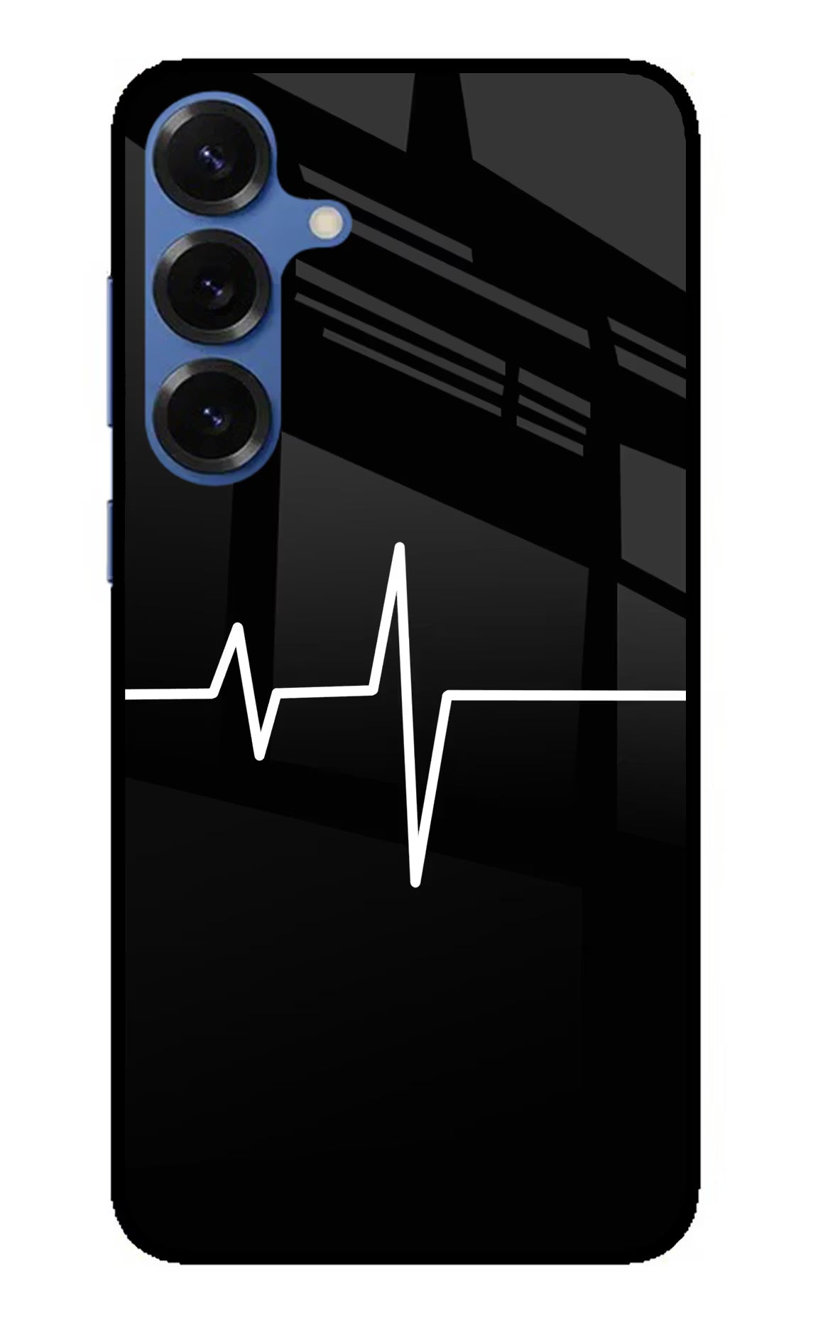 Heart Beats Samsung S25 Plus Glass Case Back Cover by Casekaro