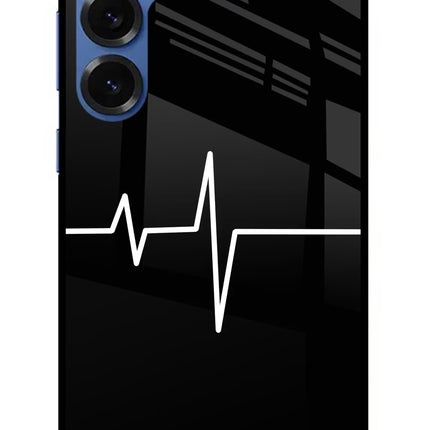 Heart Beats Samsung S25 Plus Glass Case