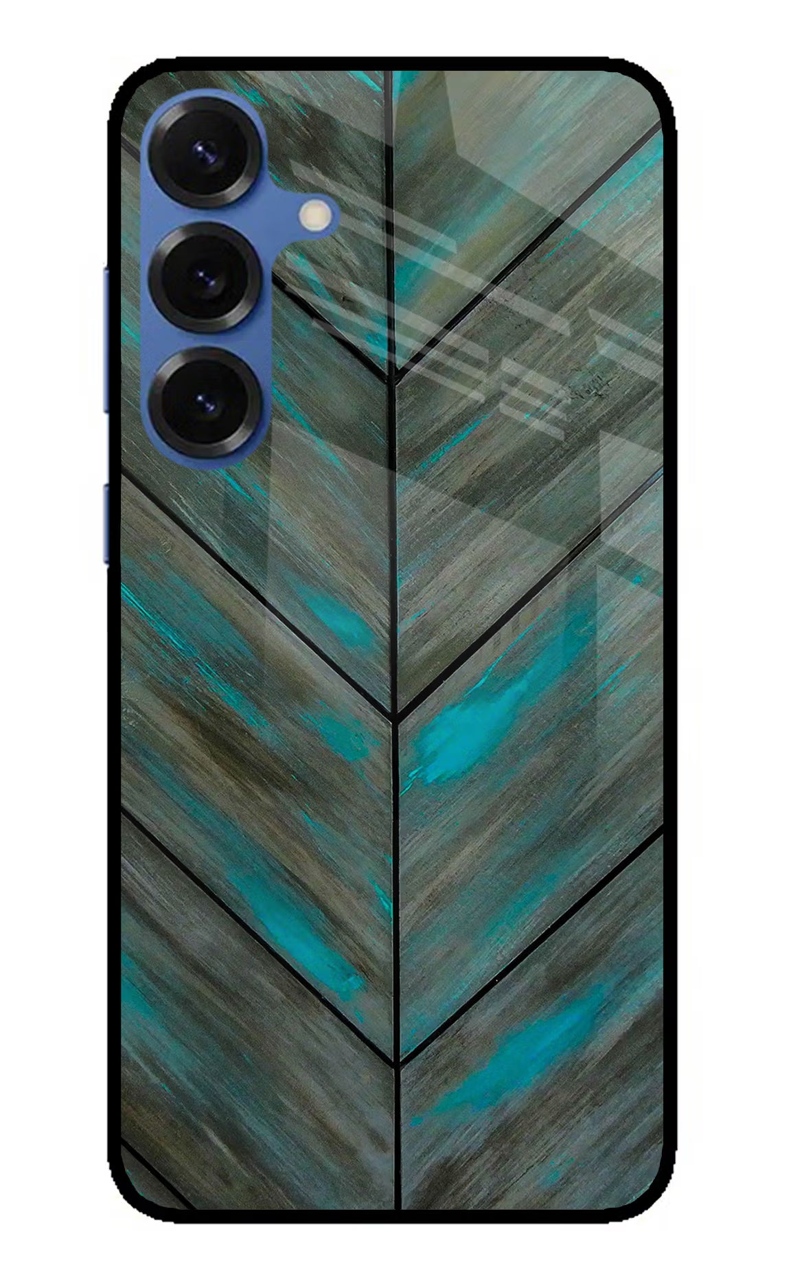 Pattern Samsung S25 Plus Glass Case Back Cover by Casekaro