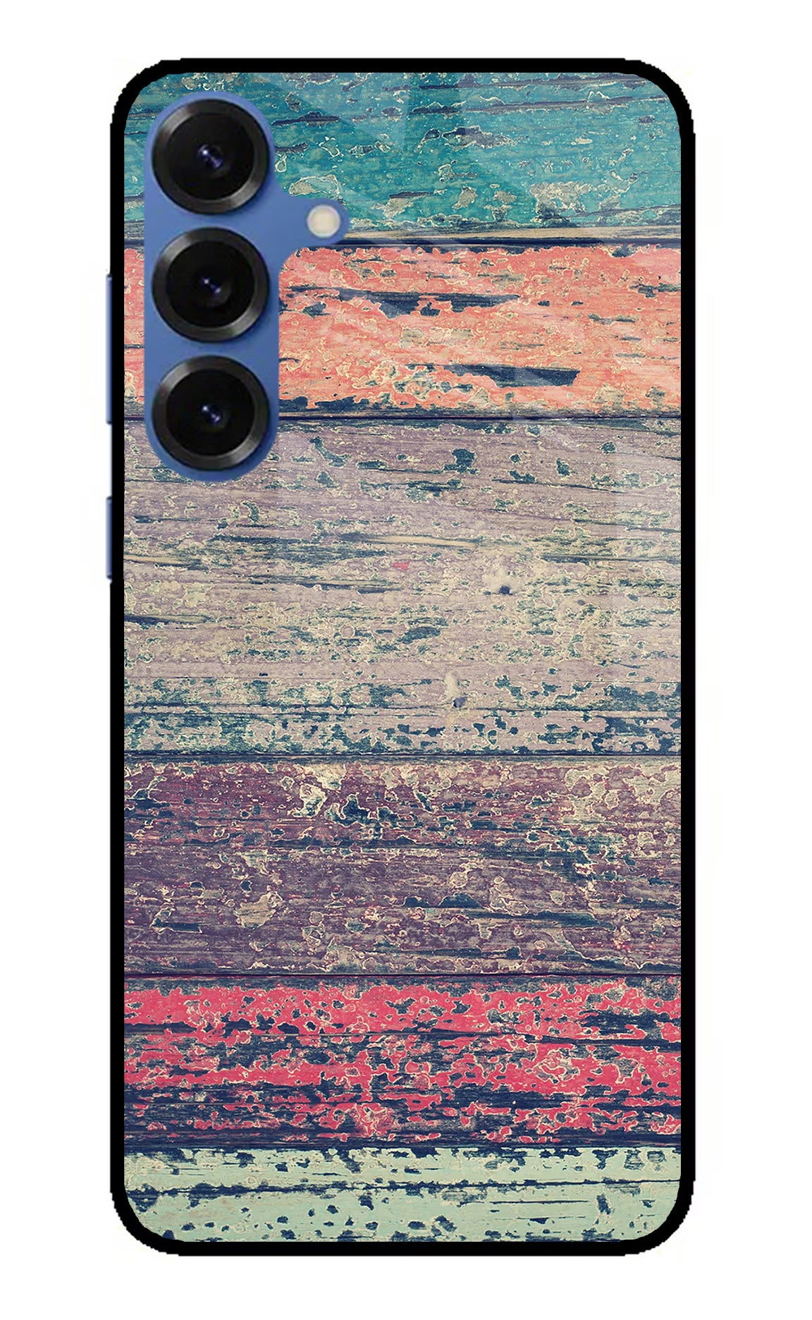 Colourful Wall Samsung S25 Plus Glass Case Back Cover by Casekaro