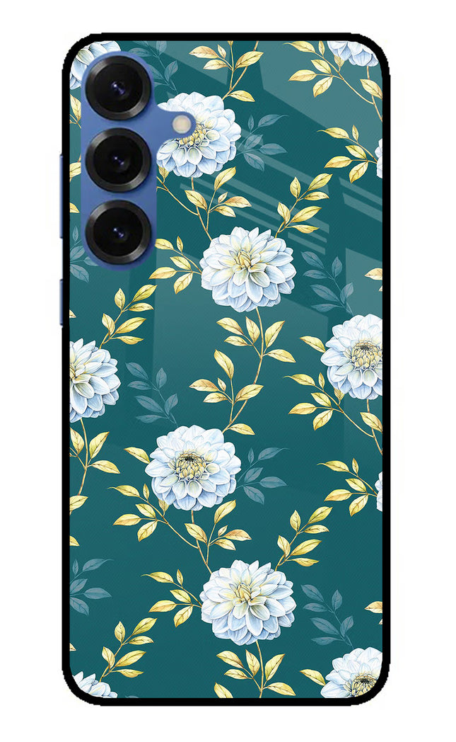 Flowers Samsung S25 Plus Glass Case