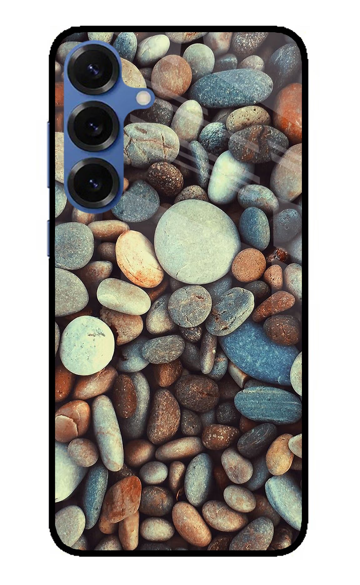 Pebble Samsung S25 Plus Glass Case Back Cover by Casekaro