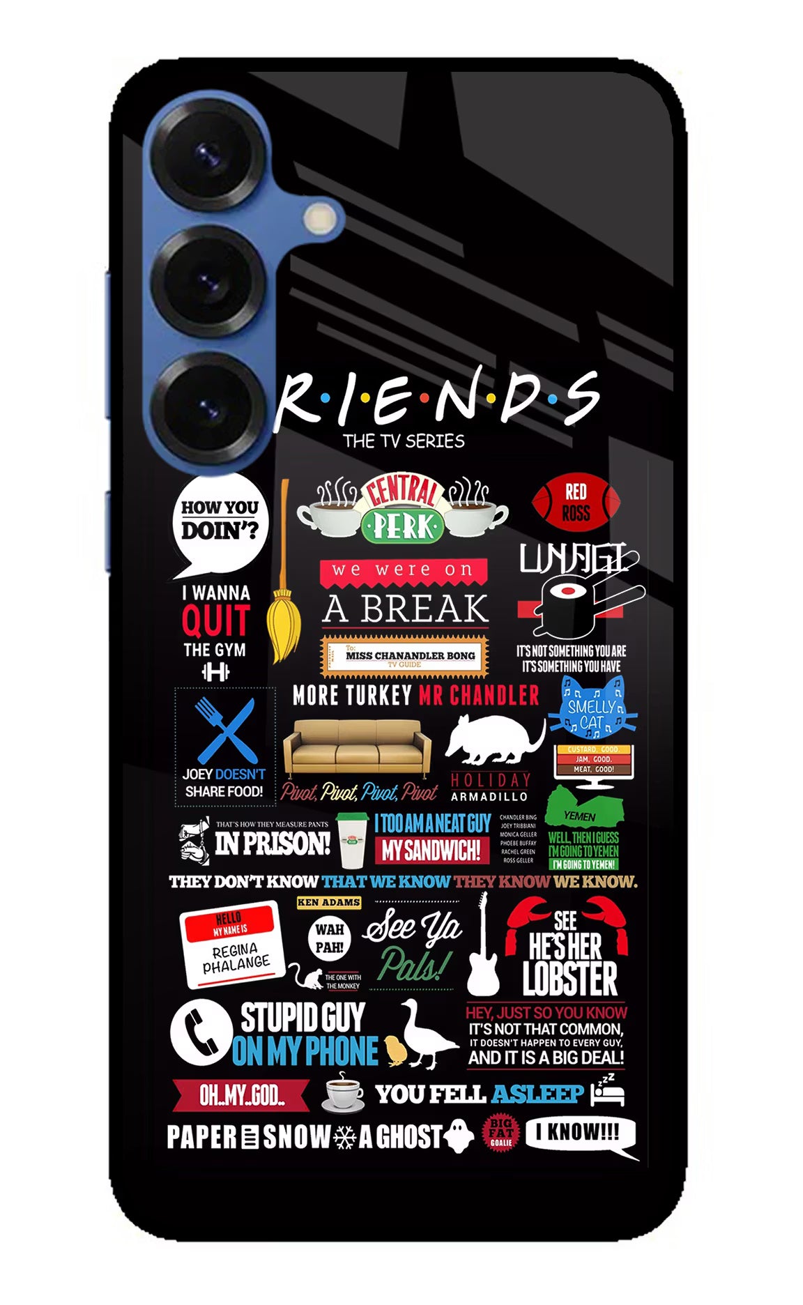 FRIENDS Samsung S25 Plus Glass Case