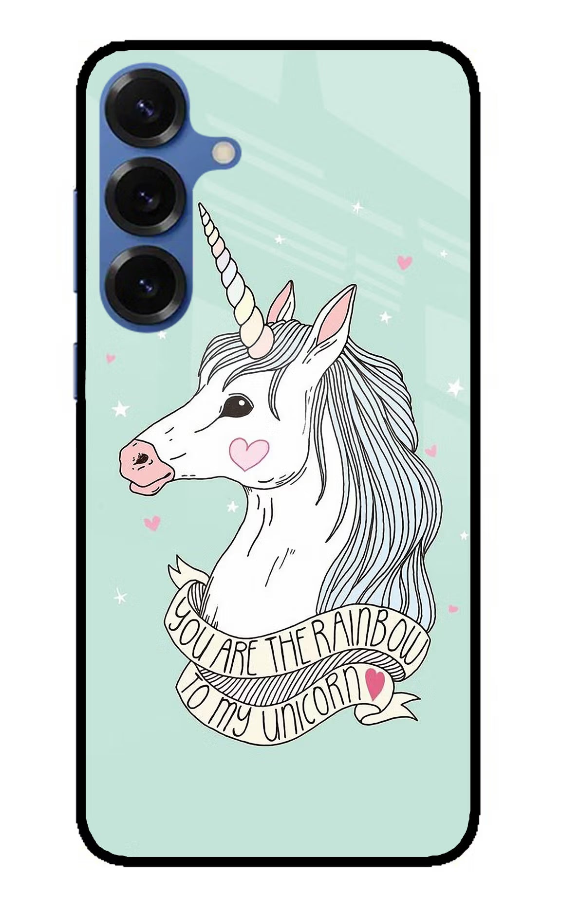 Unicorn Wallpaper Samsung S25 Plus Glass Case