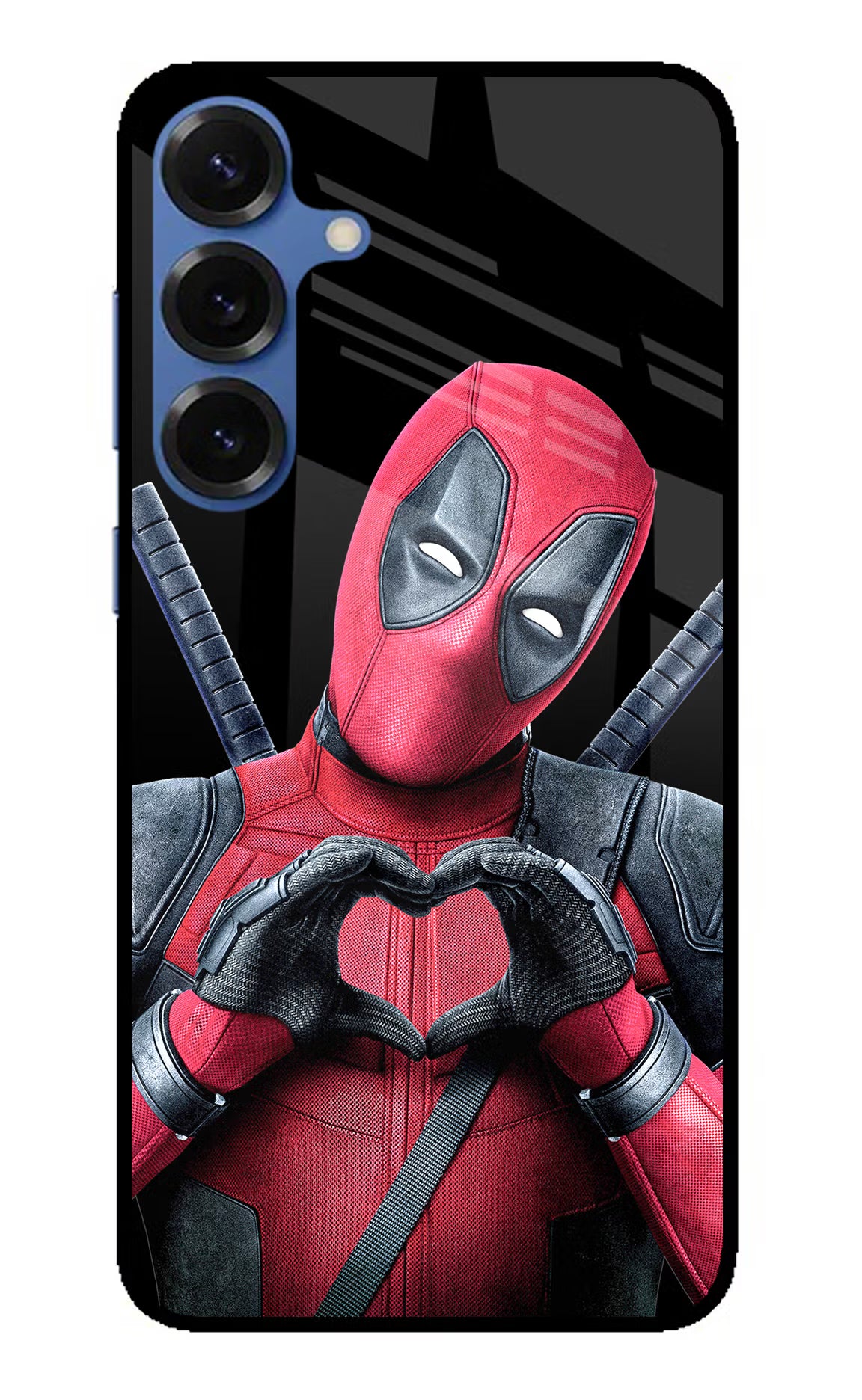 Deadpool Samsung S25 Plus Glass Case Back Cover by Casekaro