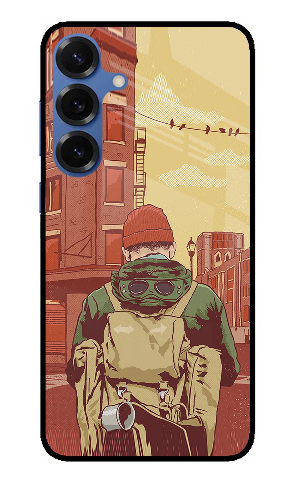 Adventurous Samsung S25 Plus Glass Case Back Cover by Casekaro