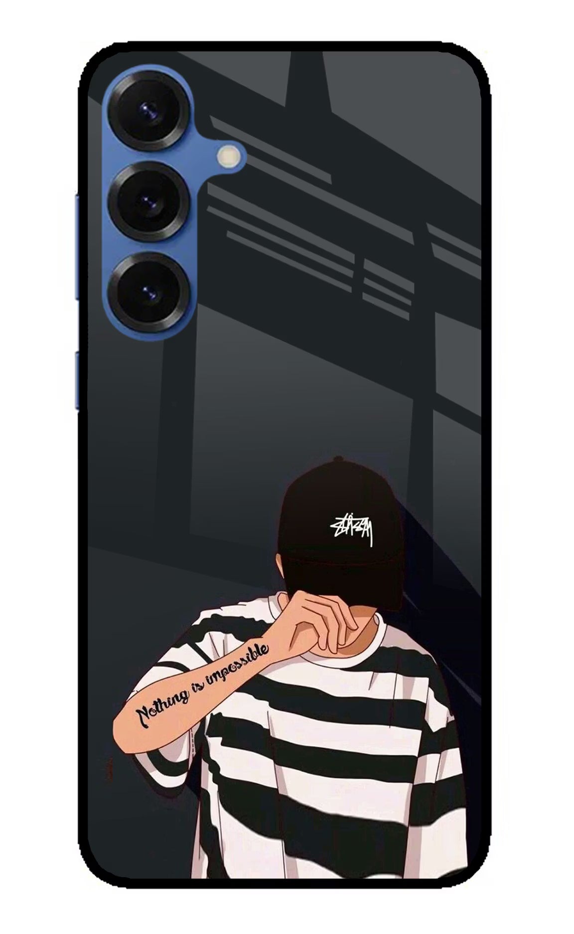 Aesthetic Boy Samsung S25 Plus Glass Case