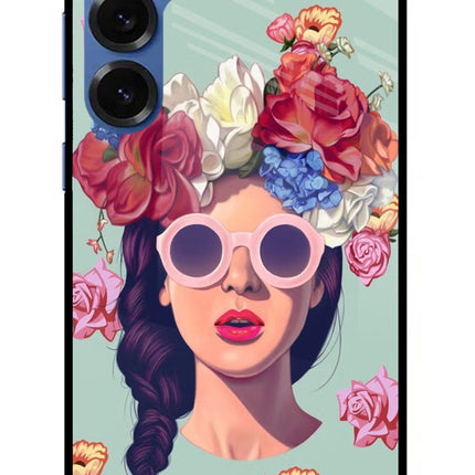 Pretty Girl Samsung S25 Plus Glass Case Back Cover by Casekaro