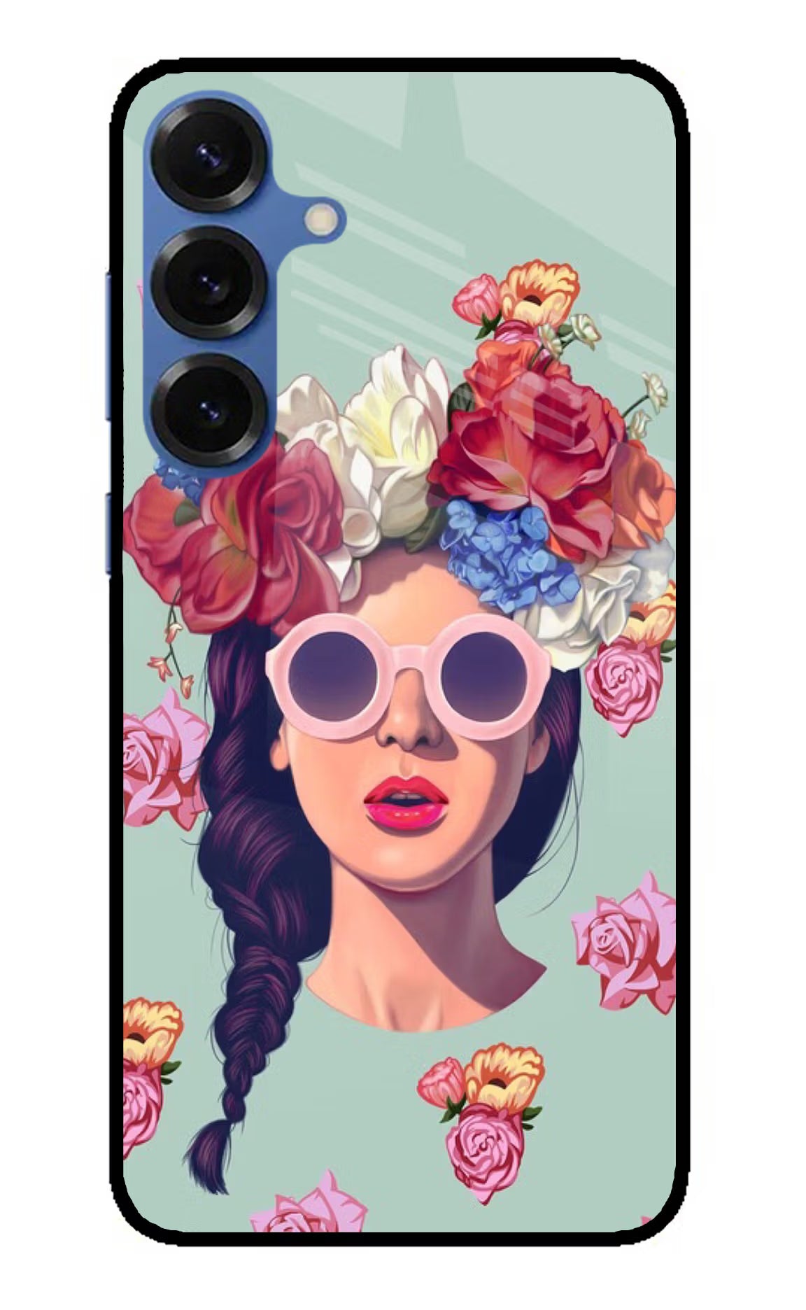 Pretty Girl Samsung S25 Plus Glass Case Back Cover by Casekaro