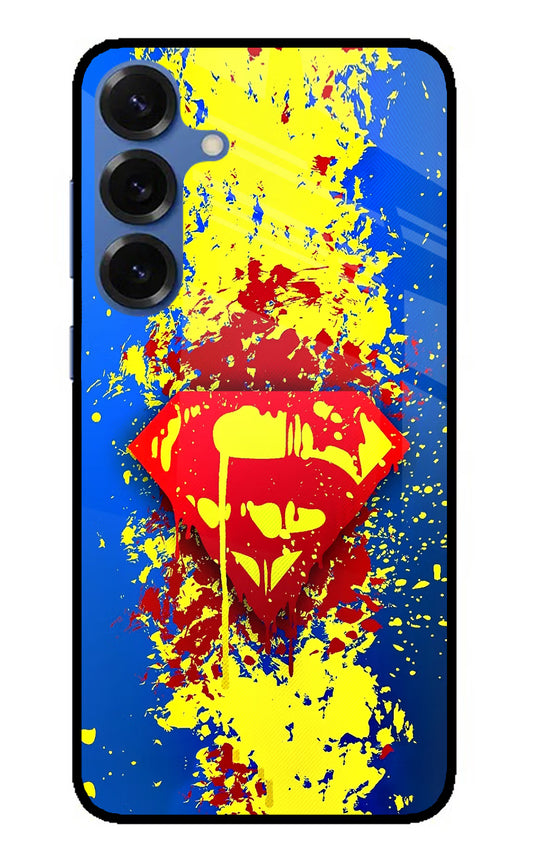 Superman logo Samsung S25 Plus Glass Case