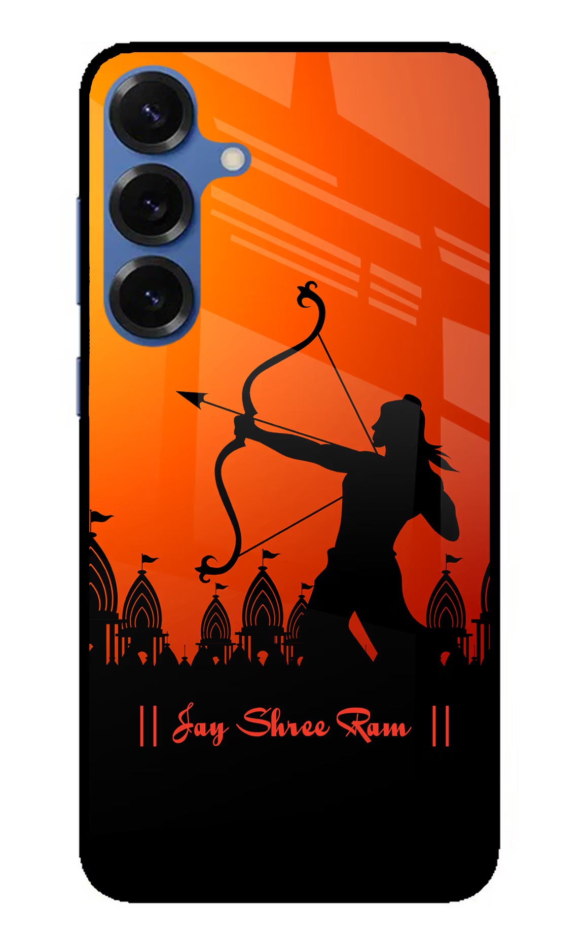 Lord Ram - 4 Samsung S25 Plus Glass Case Back Cover by Casekaro