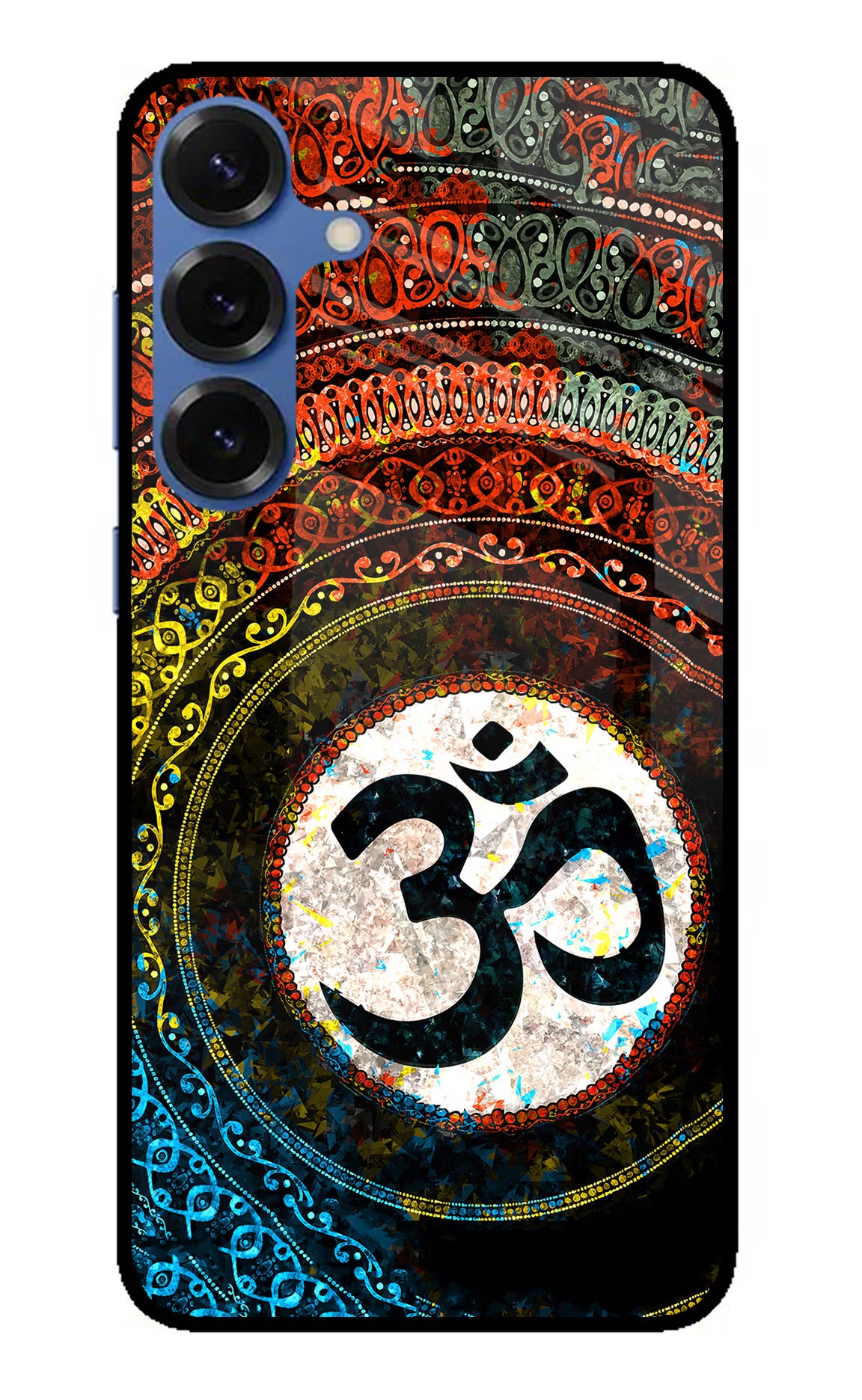 Om Cultural Samsung S25 Plus Glass Case Back Cover by Casekaro
