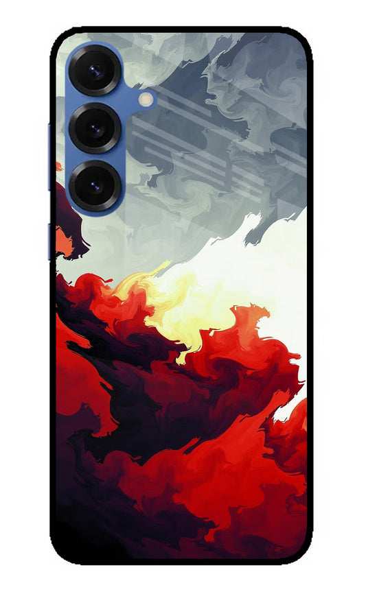 Fire Cloud Samsung S25 Plus Glass Case