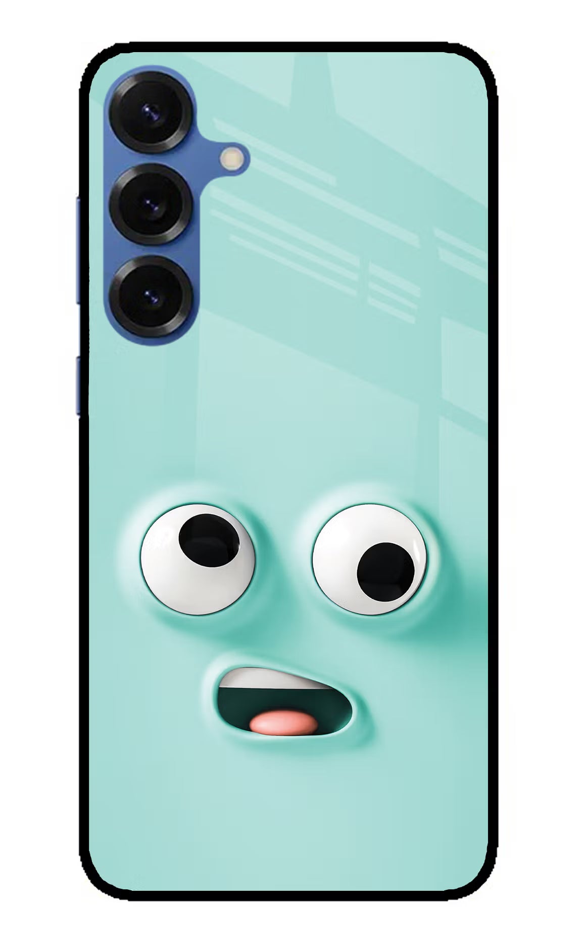 Funny Cartoon Samsung S25 Plus Glass Case Back Cover by Casekaro