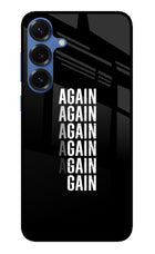 Again Again Gain Samsung S25 Plus Glass Case Back Cover by Casekaro