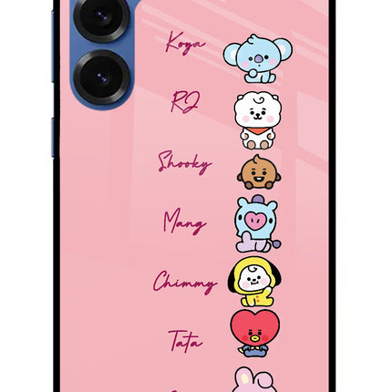 BTS names Samsung S25 Plus Glass Case