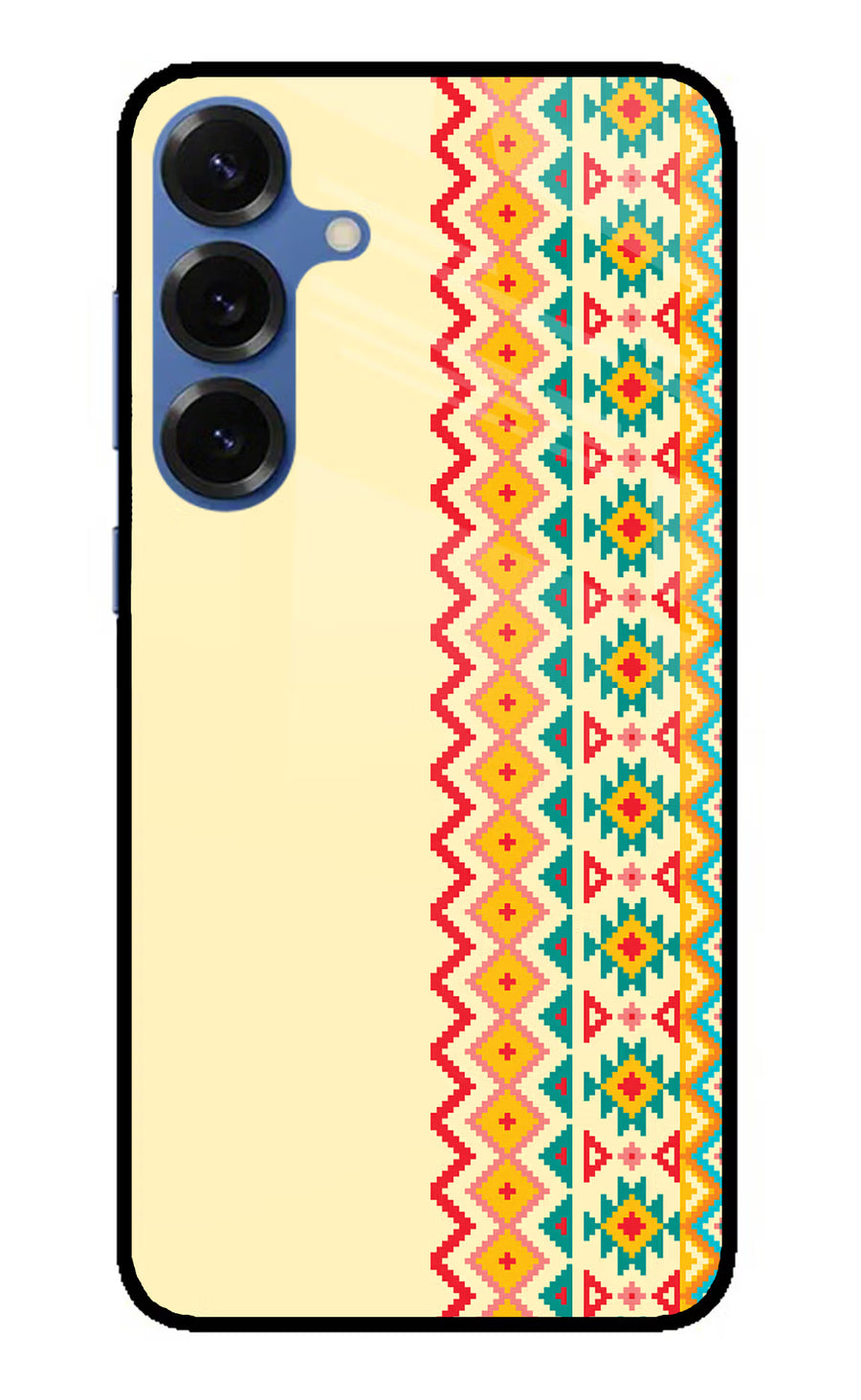 Ethnic Seamless Samsung S25 Plus Back Cover, Metal case