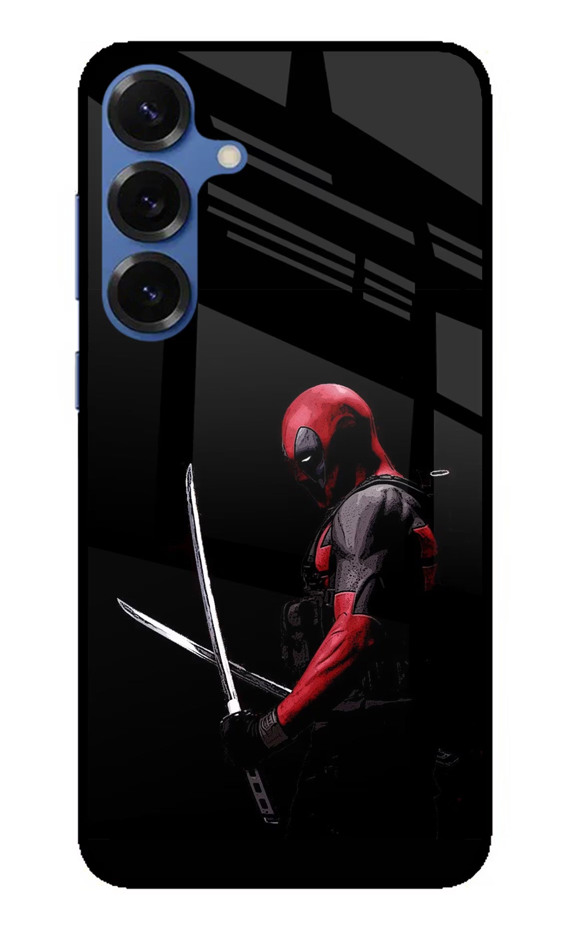 Deadpool Samsung S25 Plus Glass Case Back Cover by Casekaro