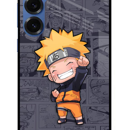 Chota Naruto Samsung S25 Plus Glass Case Back Cover by Casekaro