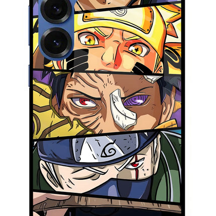 Naruto Character Samsung S25 Plus Glass Case Back Cover by Casekaro