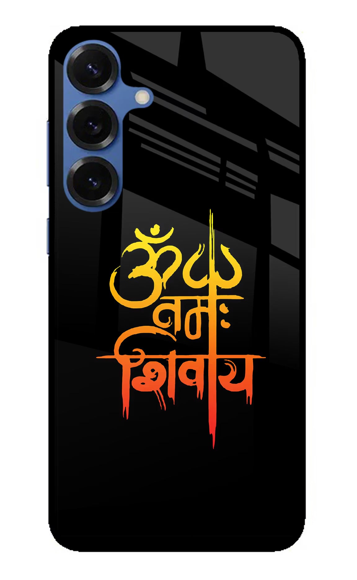 Om Namah Shivay Samsung S25 Plus Glass Case